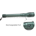 3 Beleuchtungsmodi 3 AA Batteriebetriebene Halbautomatik Aluminium Cree T6 10W Aluminium Taschenlampe